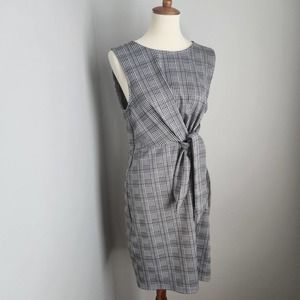 Suzanne Betro Plaid Sheath Dress